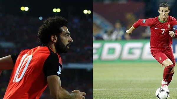 محمد صلاح ورونالدو