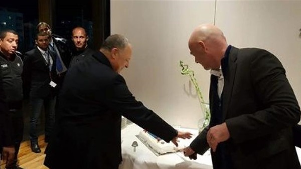 هاني أبو ريدة - وإنفانتينو