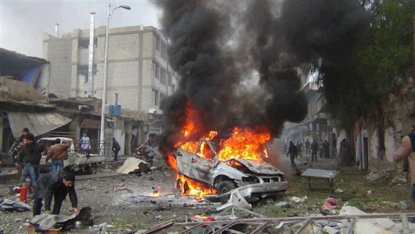 انفجار سيارة مفخخة