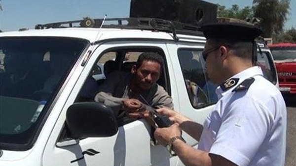 تحرير مخالفات مرورية