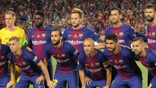 لاعبو برشلونة