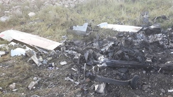 سقوط طائرة تجسس