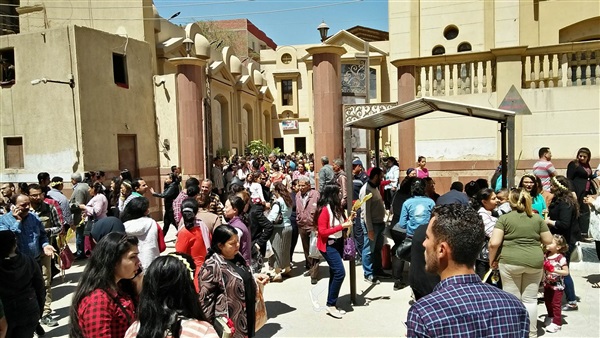 مسيحيو بنى سويف يحتفلون