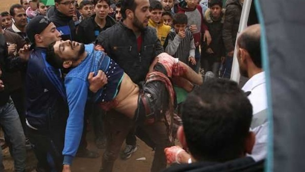 قتل المتظاهرين الفلسطينين