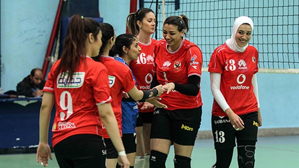 سيدات طائرة الاهلي