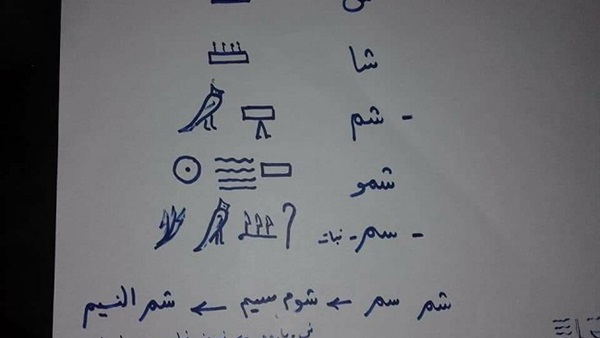 شم النسيم قديما