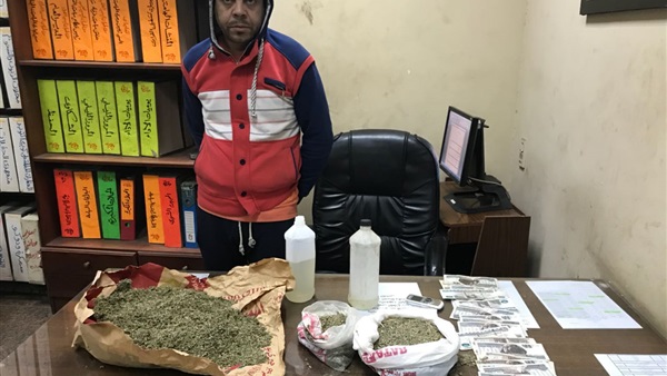 المتهم بالمضبوطات