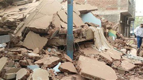 انهيار عقار بإمبابة
