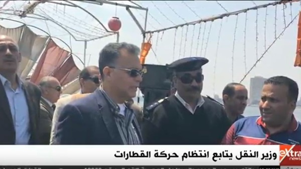 وزير النقل يتفقد