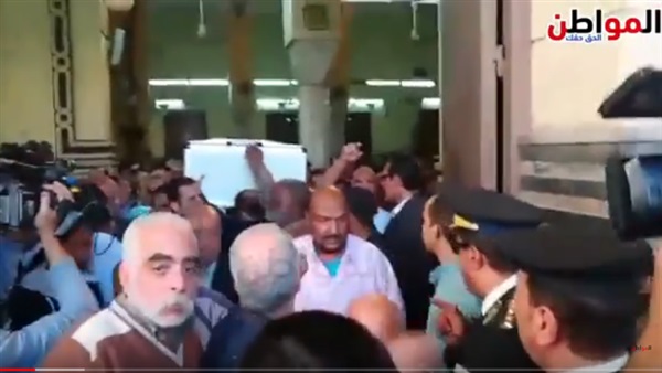 خروج جثمان أمال فهمي
