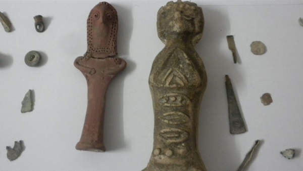 قطع اثرية بحلوان
