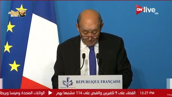 وزير الخارجية الفرنسي