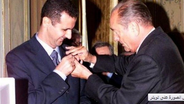 شيراك والأسد
