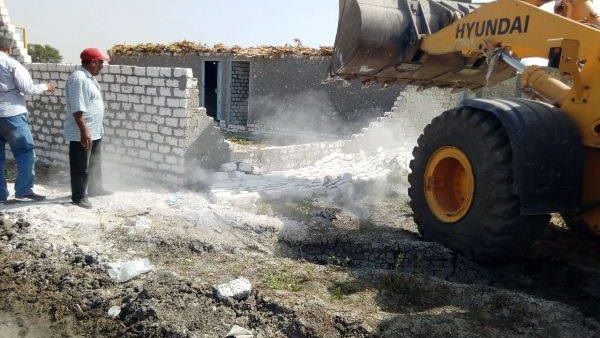 حالات تعدي على الاراضي