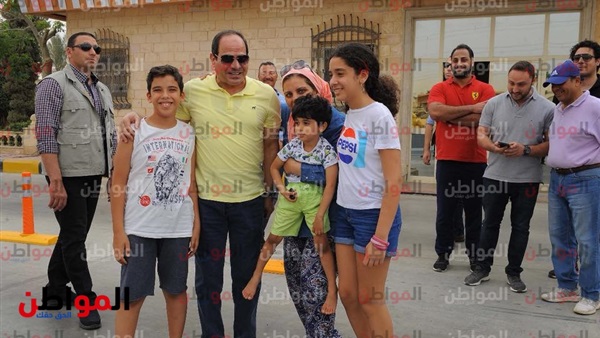 السيسي يتفقد أعمال