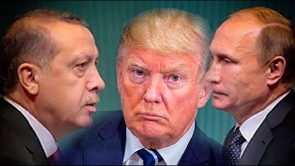 بوتين وأردوغان وترامب