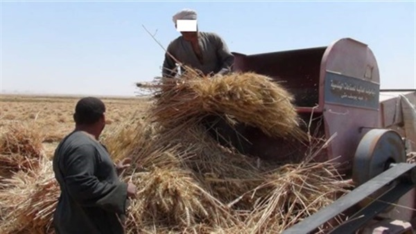 ماكينة دراسة القمح