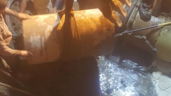 كسر ماسورة- القليوبية