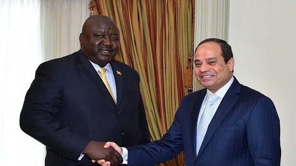 السيسى والرئيس الأوغندى