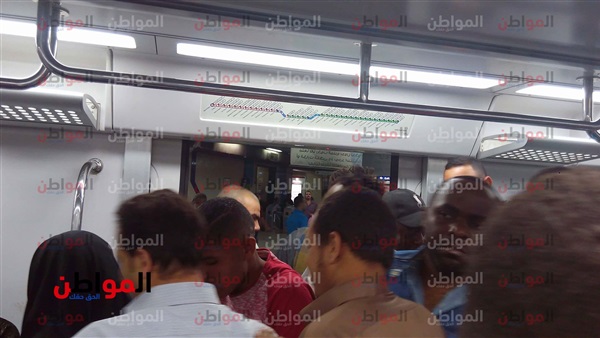 زحام في مترو الانفاق