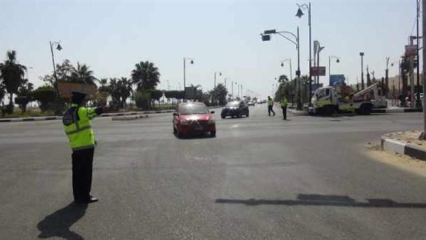 الحالة المرورية بالقاهرة