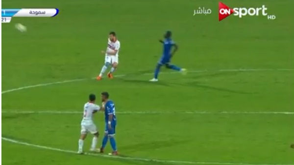 لحظة ضرب طارق حامد