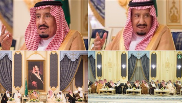 الملك سلمان مع الأسرة