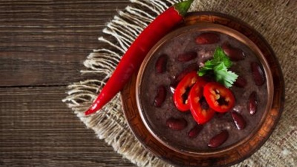 شوربة الفاصوليا الحمراء
