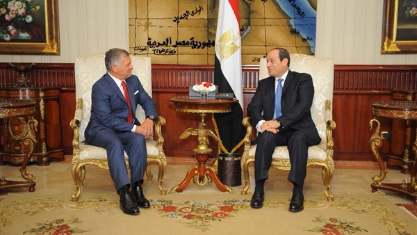 السيسي والعاهل الاردني