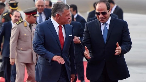السيسي والعاهل الاردني
