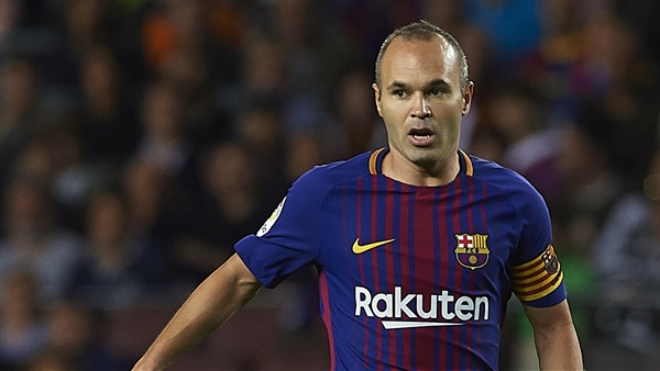 إنييستا لاعب برشلونة