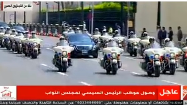 وصول الرئيس السيسي
