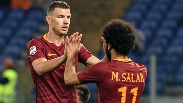 محمد صلاح وإدين دجيكو