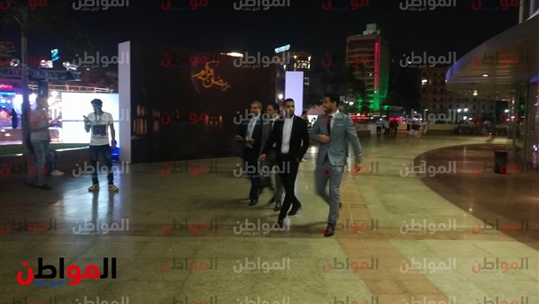 لاعبو الاهلى يصلون