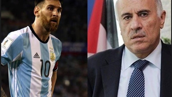 الرجوب وميسي