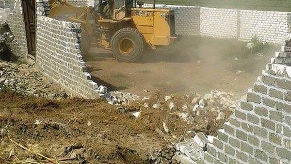 حالة تعدي على الأراضي