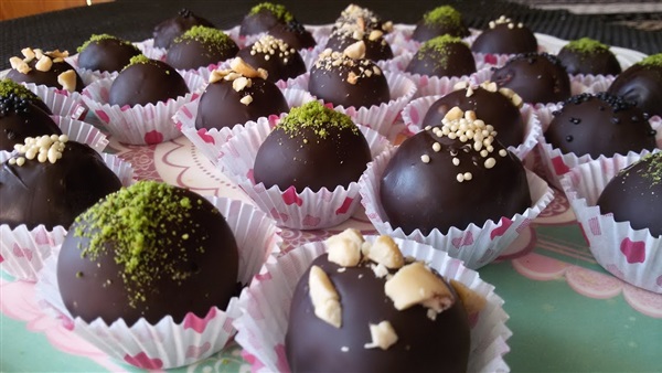 فطيرة كرات الشوكولاتة