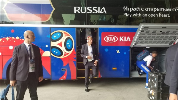 وصول منتخب روسيا