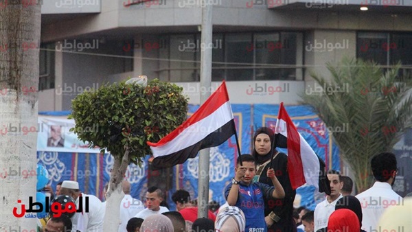علم مصر فى أجواء