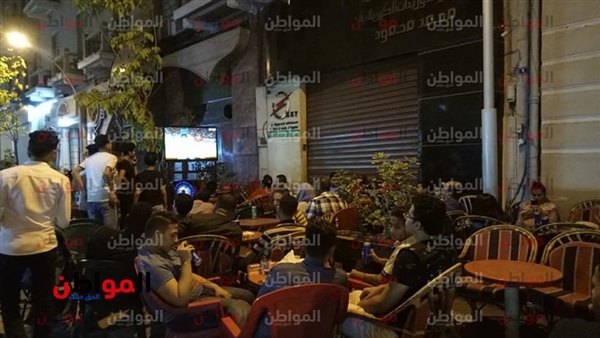 احد مقاهي منطقة وسط