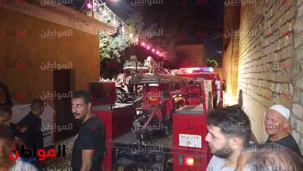 حريق ببني سويف
