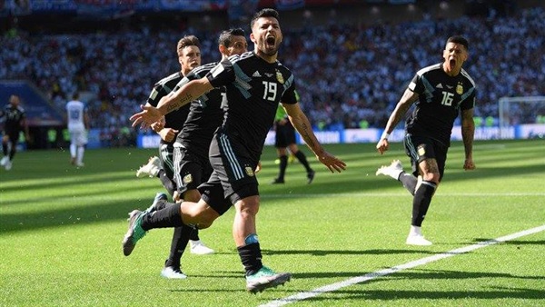 أجويرو - لاعب الأرجنتين