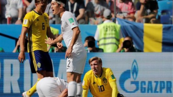 لقطة إصابة لاعب كوريا