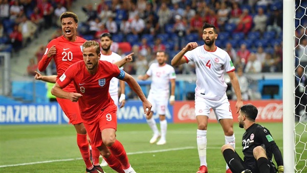 جانب من مباراة انجلترا