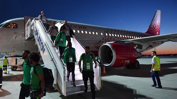 طائرة منتخب السعودية