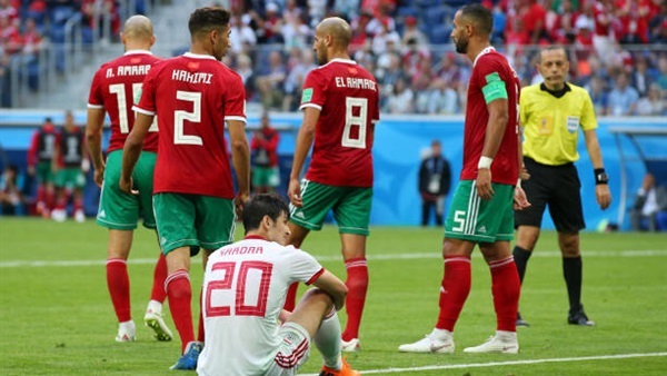 جانب من مباراة المغرب