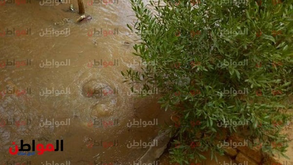 انفجار ماسورة مياه