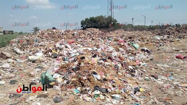 تراكم القمامة-الدقهلية