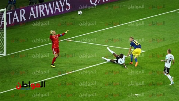 لحظة هدف السويد