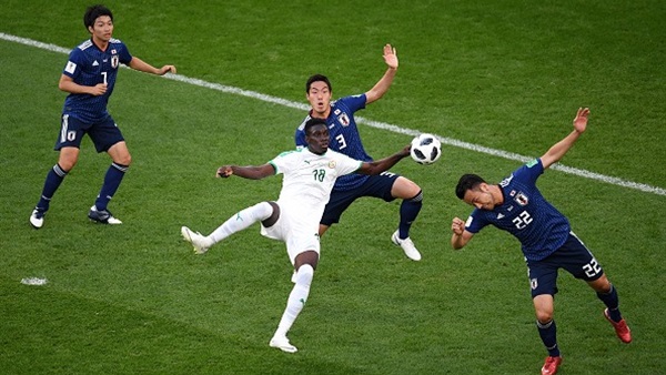 جانب من مباراة اليابان